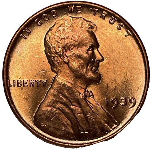 1939 wheat penny DDO FS-101 doubled die obverse close-up showing doubled LIBERTY lettering and doubled first 9 in date